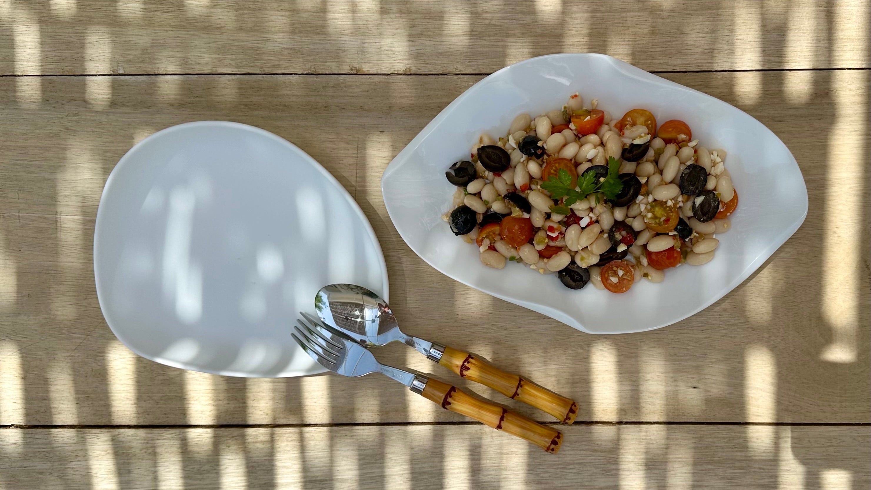 Ensalada de pochas de verano